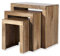 Oak and Pine Online Cube Mango Nest Tables Solid Wood Fully Assembled