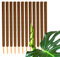 BigDean 12er Set Pflanzstäbe Kokos 110 cm - Monstera Rankhilfe Rankstäbe Stab Moosstäbe Pflanzenstäbe Kokosstäbe für Pflanzen - aus natürlicher Kokosfaser - verlängerbar