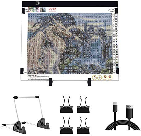 KINGDUO A3 Usb Led Licht Zeichenblock Artcraft Tracing Light Box Kopiertafel Digital Tablet Painting Schreiben Zeichentafel Diamond Painting Board