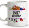 LolaPix Taza Súper Papá. Taza Día del Padre. Tazas Desayuno Originales. Taza Cerámica 330 ml. Regalos con Frases. Vati meister DE