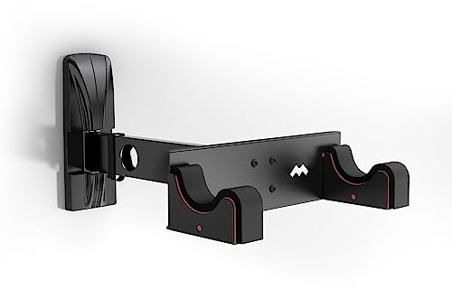 Meliconi MyBike Supporto Salvaspazio per Bicicletta da Parete, Supporto Portabici da Muro da Esterno e Interno, Supporto Richiudibile, Telaio in Acciaio, Portata 30 Kg, Made in Italy