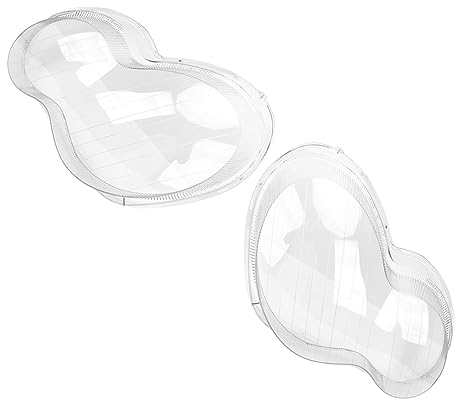 Scheinwerferglas Schutzhülle , Stilvoll und UV beständig , Robuste Transparente Scheinwerferglasabdeckung Vorne Links Rechts für W203 C Klasse