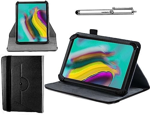 Navitech Black Case With 360 Rotational Stand & Stylus Compatible With Acer ACTAB723 7 Tablet