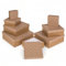 8-teiliges Set Geschenkschachteln Geschenkboxen Geschenkkarton, 8 Stück Geschenkkartonage Boxenset Weihnachten Geburtstag Hochzeit, ca. 22,5 x 22,5 x 8 cm (Naturfarben mit Blumenmotiv)