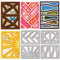 GLOBLELAND Rechteckige Geometrische WellenlinienHintergrundStanzformen Für Kartenherstellung, MetallStanzformen, Stanzformen, Vorlage, DIY, Scrapbooking, Prägung, Papier, Album, Basteln