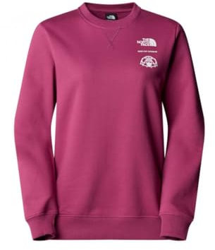 THE NORTH FACE NF0A8C246EO W Outdoor Graphic Crew Maglia Lunga Donna Cyber Berry Taglia M