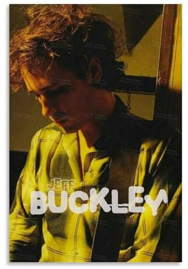 DDRPAD Jeff Buckley Poster, Leinwand, langlebig, farbecht, Wandkunst, dekoratives Gemälde für Wohnzimmer, Schlafzimmer, Heimdekoration, 30 x 45 cm, ungerahmter Stil