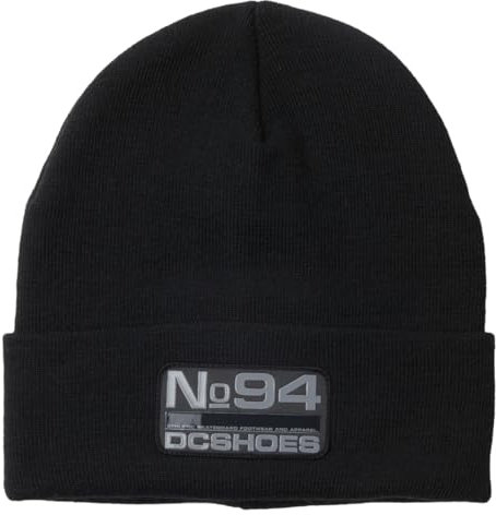 DC Shoes Workman - Cuff Beanie for Men - Mütze mit Krempe - Männer - One Size - Schwarz
