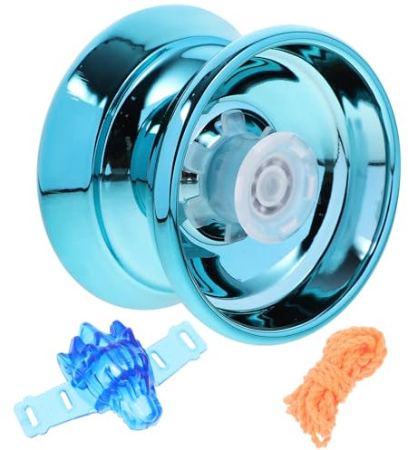 TOYANDONA 1 De Boules Yoyo Chinoises Yoyo avec Boule Yoyo Support D'anneau Et Corde en Yoyo pour Débutant Jouet À Boule À Cordes Diabolo À Triple Roulement Jouet Diabolo De