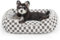 FURTIME Hundebett Kleine Hunde, rutschfest Hundebetten, Waschbares Hundebett, Hundekorb für Hunde und Katzen, Anti-Angst Hundekorb, Komfortabler Plüsch-Hundekörbchen, 51×48×15 cm