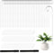QINGYIWL 36er Set Pflanzenschilder zum Beschriften, Wetterfest Pflanzenstecker, Pflanzschilder mit 20cm Metallstab für Garten, Topfpflanzen