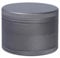 TIRIRS 2.5 Inches 4 Pieces Premium Herb Grinder - Aluminium Large Spice Grinder with Pollen Catcher,Nano Ceramic Coated Spice Mill,Comes with Pollen Scraper and Cleaning Brush,Black.