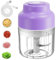 BAIFULAI Zerkleinerer Elektrisch, Zwiebelschneider 320ml, Mini Multizerkleinerer mit USB-Anschluss, 6 Edelstahl-Klingen, wiederaufladbarer Chopper, Gemüsezerkleinerer für Schneiden Hacken Mahlen