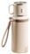 Insulated Tumbler, Travel Water Bottle, Stainless Steel Flask, Double Wall Vacuum, Large Capacity Leak-Proof Design, Perfect for Gym Classroom Offices Outdoor, 8.5x8.5x23cm White Pink Black