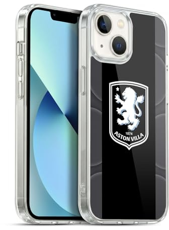 Head Case Designs Officially Licensed Aston Villa Football Club Away 2025/26 Crest Kit Gel Case [Military Grade Protection] Compatible With Apple iPhone 13