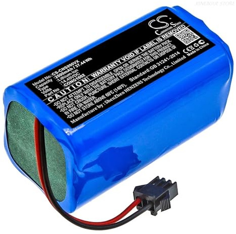 Batería For Robot Aspirador CONG1002 De 14,4 V/2600 MAh, Compatible Con Cecotec Y Conga 950, 990, 999, 1190, 1091, 1099, 1790, 1990, 2290 Y 5290.