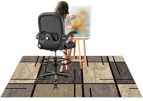 Alfombrilla para Silla para Suelos Duros, Alfombra Silla Ruedas Gaming Oficina, Alfombra for Silla de Escritorio, Alfombrilla para Silla de Gaming, Alfombrilla para Silla de Oficina 70 x 100 cm