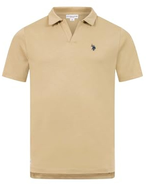 U.S. POLO ASSN. Herren Poloshirt (S-XXL) offener Kragen, Baumwolle, Kurzarm - P038