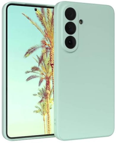 EAZY CASE - Silikonhülle für Galaxy S26 Plus Hülle Silikon Case Grün weich stoßfeste Handyhülle Schutzhülle mit Kameraschutz Dünn Premium Schutz Cover TPU Phone Bumper in Pastell Mintgrün Matt
