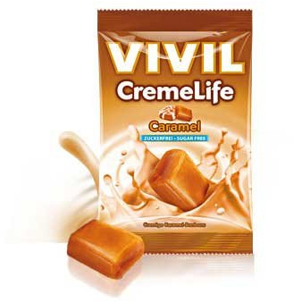 Vivil Creme Life Caramel Sugar Free Sweets 60g (4Pack)
