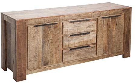 Riess Ambiente Massives Sideboard Iron Craft 175cm Mangoholz Handarbeit Board Anrichte Kommode