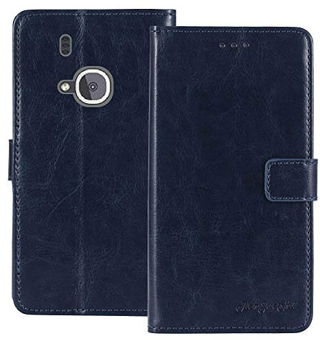 TienJueShi Dark Blau Premium Retro Business Flip Book Stand Brief Leder Tasche Schutz Hulle Handy Case Abdeckung Wallet TPU Silikon Cover Etui Skin Fur Nokia 3310 3G 2.4 inch 2017