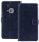 TienJueShi Dark Blau Premium Retro Business Flip Book Stand Brief Leder Tasche Schutz Hulle Handy Case Abdeckung Wallet TPU Silikon Cover Etui Skin Fur Nokia 3310 3G 2.4 inch 2017