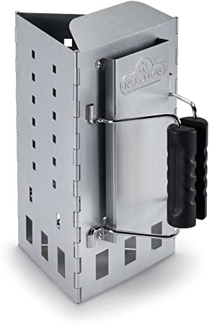 Napoleon JETFIRE 67801 Démarreur à Charbon de Bois en Acier Inoxydable pour Barbecue - Pliable - Facile à Assembler - Allume Le Charbon de Bois 30% Plus Rapidement - pour Barbecue à Charbon de Bois