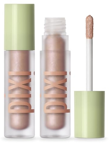 Pixi EyeLift Max Liquid EyeShadow | Long-Wearing, Crease-Free Color | Luminous & Soft-Focus Finish | With Avocado, Rosehip & Mango Seeds Extracts | Sunset | 0.12 oz/3.4 g