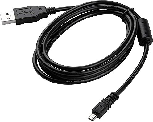 Cable USB de repuesto para cable de datos USB para Olympus FE-20 FE20 FE3010 FE-310 FE310 FE-3010 FE-320 FE320 FE-330 FE330 FE-340 FE340 FE-350 FE350 PSU
