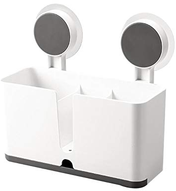 Besteck Abtropfbehälter,Besteck-Abtropfkorb, Sucker Wandbesteck Organisation Besteckkorb Für Messer, Gabeln, Löffel Besteckhalter Zur Aufbewahrung Für Kochlöffel, Pfannenwender, Teigschaber Etc