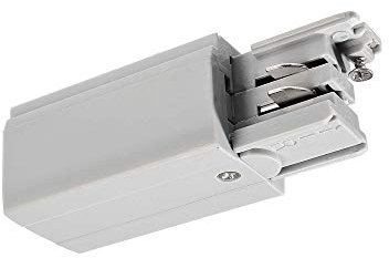 Zubehör für 3-Phasen-Schienensystem D LINE - elektrischer Einspeiser Rechts, 220-240V AC/50-60Hz, Grau