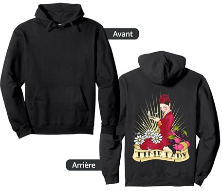 Ventilateur vintage Rockabilly Missy Time Lady Sweat à Capuche