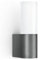 Steinel LED Außenleuchte L 605, ohne Sensor, 11,3 W Wandleuchte, warmweiße Wandlampe mit 729 lm, Aluminium, Opalglas, Anthrazit