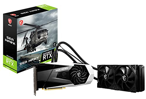 MSI GeForce RTX 3080 SEA HAWK X 10G LHR Gaming Grafikkarte - NVIDIA RTX 3080 LHR, GPU 1765 MHz, 10 GB GDDR6X Speicher