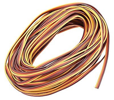 sourcing map Servo Extension Cable Cord Connector Lead Wire 22AWG Servo Receiver Wire