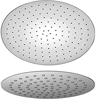 Paini 50CR759UP25E Soffione anticalcare in Acciaio Inox 250x250mm ultrapiatto, Cromo
