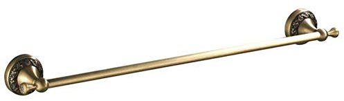 SXLSZ Antik Toilettenbürstenhalter mit Bürste und Keramik Becher WC-Bürstenhalter Klobürstenhalter aus Messing - zur Wandmontage Bohren