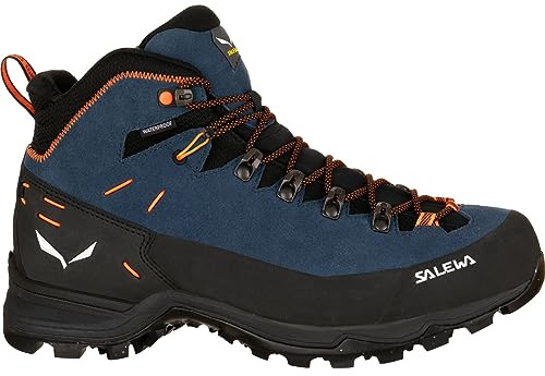SALEWA Alp Mate Winter Mid WP M, Scarponi da Trekking Uomo, Dark Denim Black, 44.5 EU
