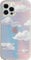 Asgens Compatible with iPhone 14 Pro 6.1 inch Laser Case, Cloud Pattern Iridescent Bling Glitter Luxury Case Slim TPU and Hard PC Protective Cover for iPhone 14 Pro 6.1 Girls Women
