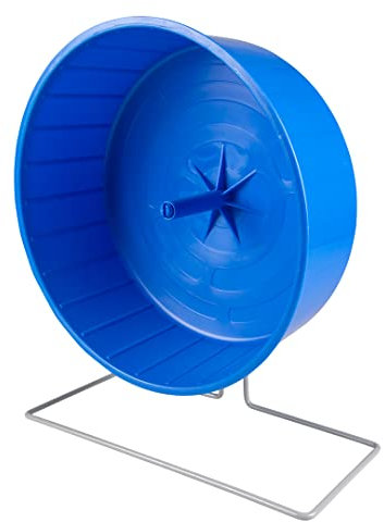 duvoplus, Laufrad aus Kunststoff, L – Ø 30 cm, Blau, Nagetiere, Blau