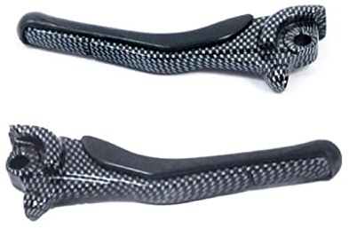 Bremshebel Set links + rechts im Carbon Look passend für Yamaha Aerox 50 (1997–2008), MBK Nitro 50 (1997–2012) – sportliches Design, robuste Ausführung, einfache Montage