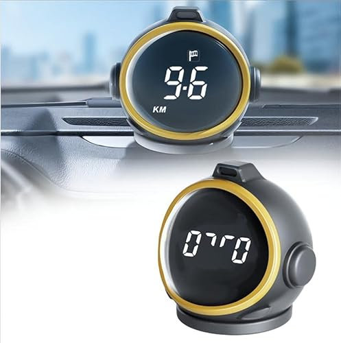 Auto USB &HUD Head Up Display KMH & MPH Digital GPS Smart Geschwindigkeitsmesser, Gestensteuerung, Erinnerung an zu schnelles Fahren, Robot Design Digitaler Tachometer für alle Fahrzeuge