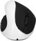 VBESTLIFE Souris Verticale pour Gaucher, Souris Verticale Ergonomique sans Fil 2.4G, Rechargeable, 800, 1200, 1600 DPI Réglables, pour Les Utilisateurs Gauchers (Noir Blanc)