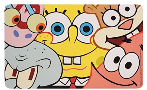 Spongebob Schwammkopf Brettchen– allover Frühstücksbrettchen aus Resopal