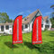 FSFLAG benutzerdefinierte Werbeflagge, 7ft benutzerdefinierte Flagge windless Federflagge mit Mast-Kit und Erdspieß, 2.1M Outdoor Indoor kommerzielle Plakatwand
