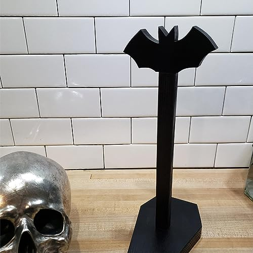 Handtuch Halter aus Fledermaus Papier-Halloween-Dekor für Küche und Bad-Gotisches Wohn dekor für Seltsam keiten und Kuriositäten-Goth-Zubehör für Arbeits Platten ständer-Witchy Geschenke für Frauen