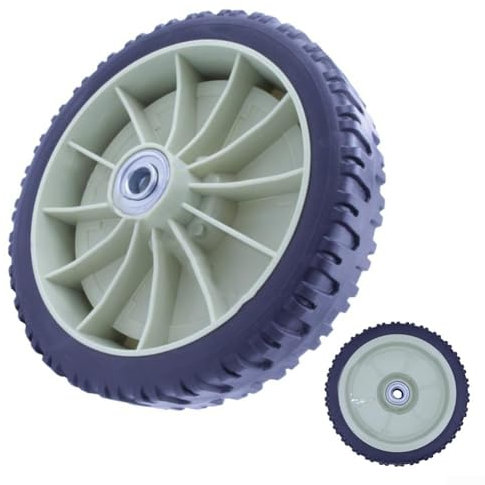 Roue de tondeuse à gazon, roues de rechange universelles pour tondeuses à gazon poussées manuelles, diamètre 19,5 cm