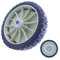 Lawn Mower Wheel, Multipurpose Mower Wheels Replacement, Universal Wheels for Hand Push Lawn Mowers 19.5cm Diameter