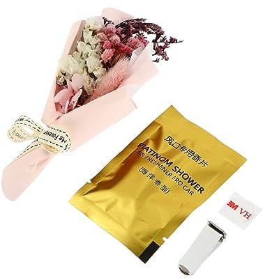 CALLARON Immortal Flower Auto Duftclip Einzigartiger Luftauslass Diffusor Für Frischen Innenraum Dekorative Auto Für Frauen Installieren Für